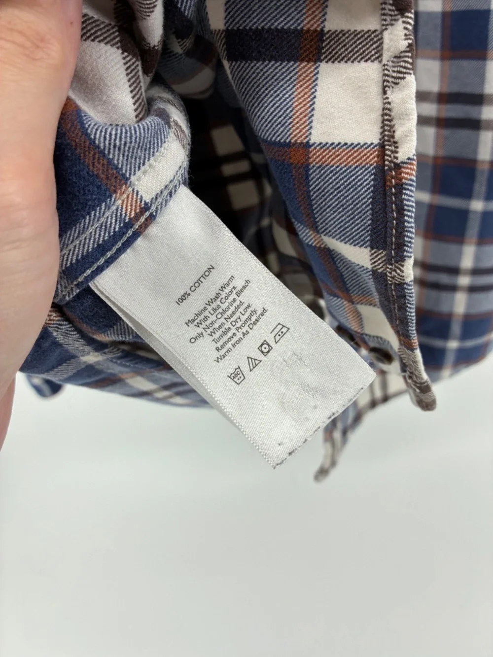 Eddie Bauer Men’s Plaid TALL Shirt - Picture 4 of 7